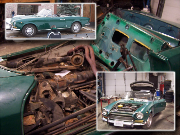 1968 Fiat Spider Arrives for Restoration